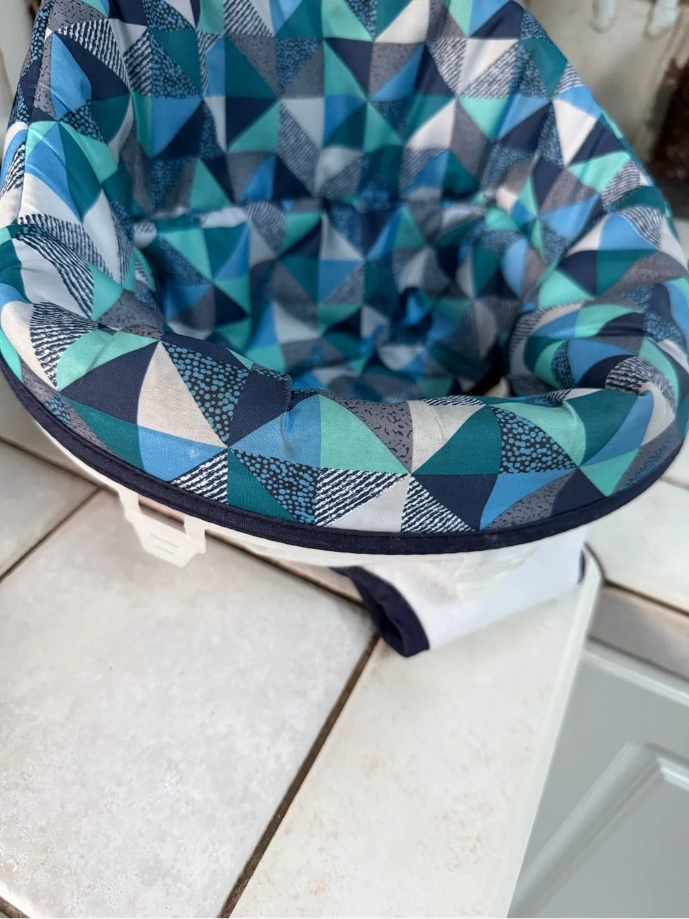 Safety 1st Replacement Part Cover Seat Pad Cushion Blue Diamond for Walker